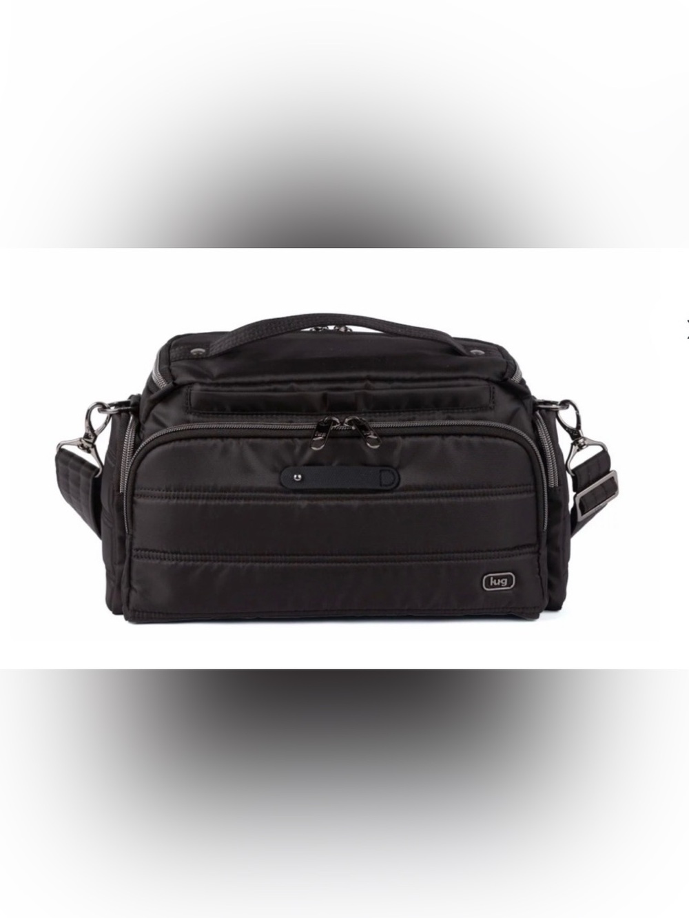 lug Trolley Crossbody Bag in Brushed Black